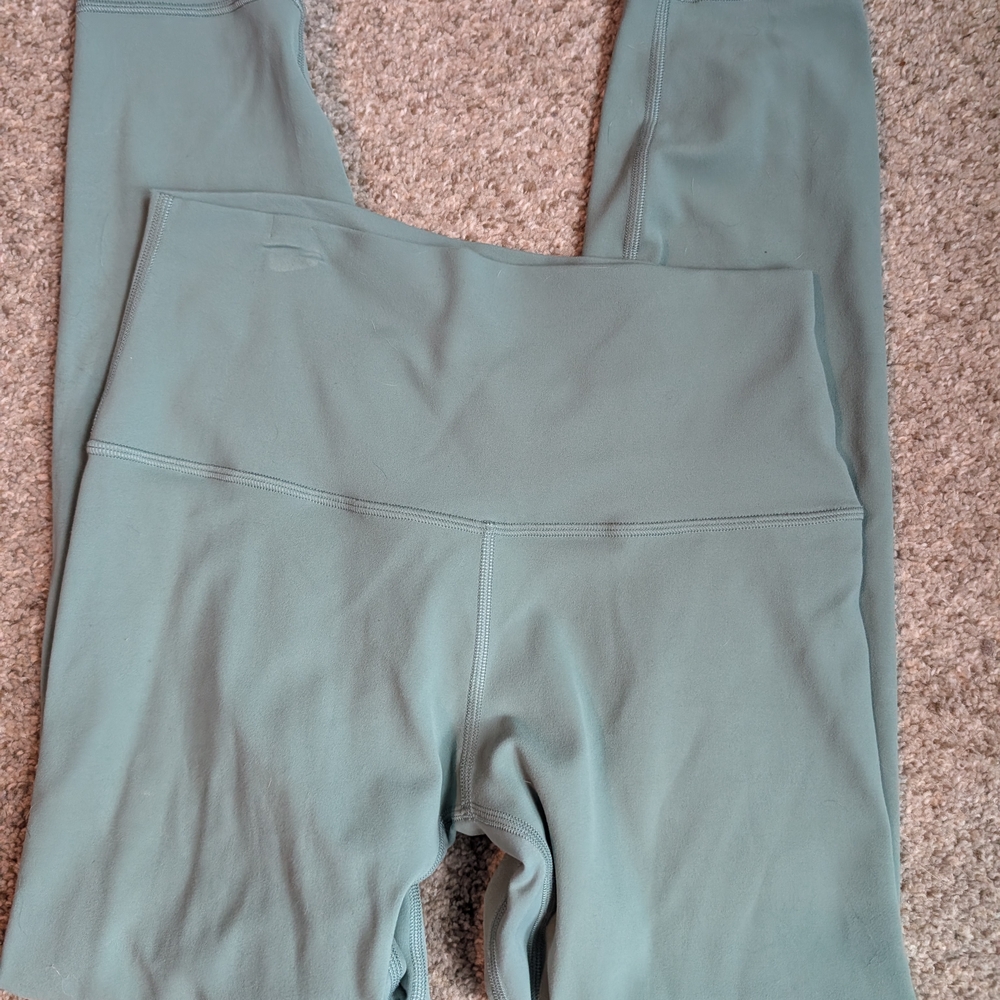High-Waisted Green Leggings